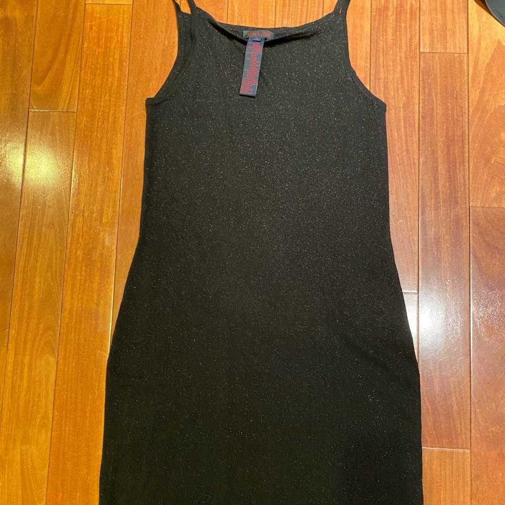 Black long sparkly dress